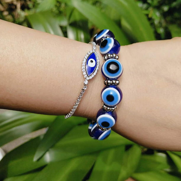 Blue String Bracelet Protection Wrist Band Turkish Blue Evil Eye Charm